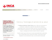 Tablet Screenshot of nutricioncelular.es